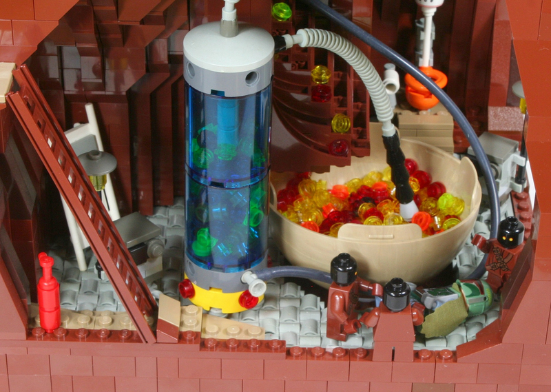 Illustration for article titled Una espectacular maqueta de Lego explica cómo sobrevivió Boba Fett